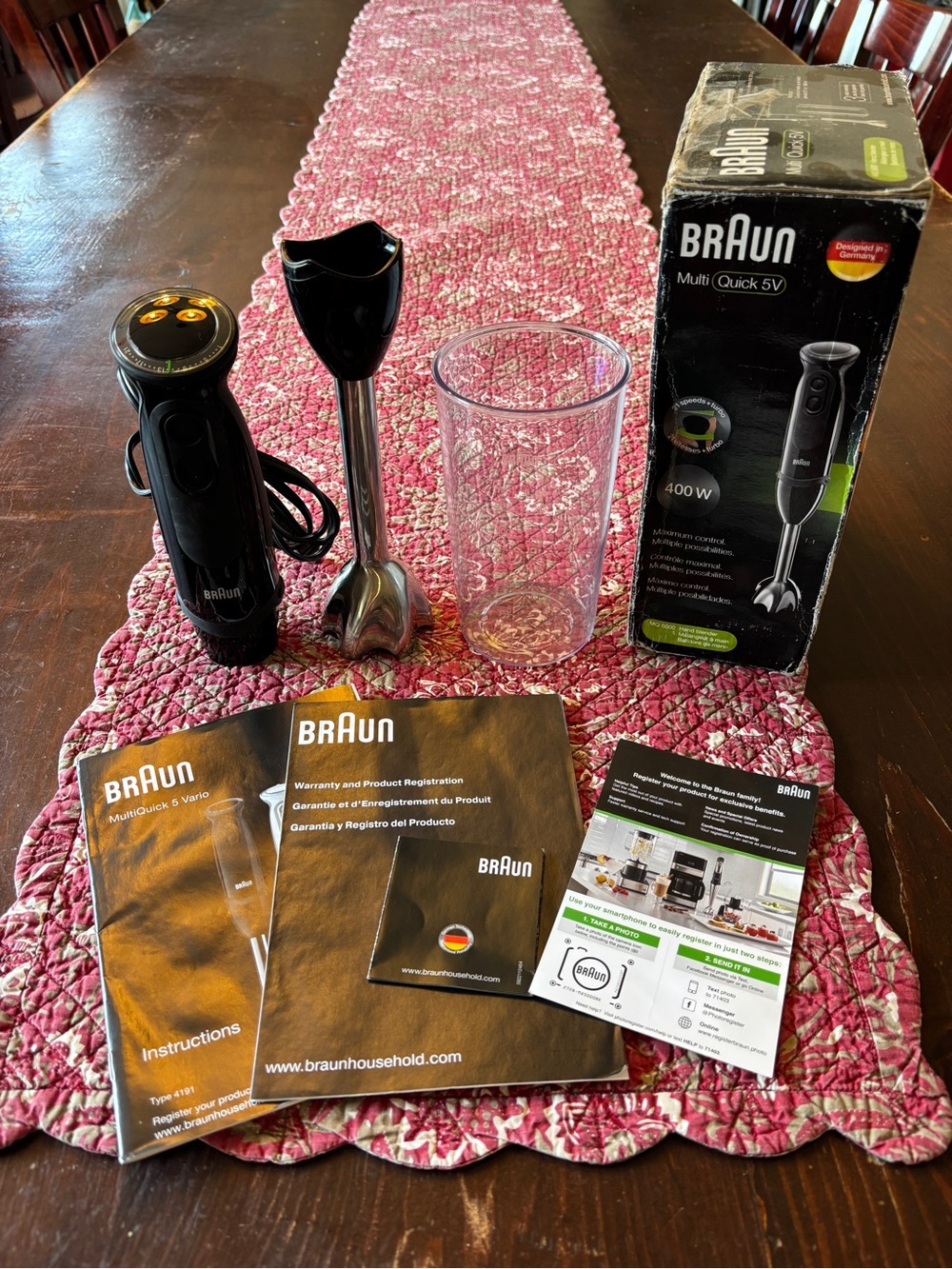 Braun MQ5000 / Multi Quick 5V hand / immersion /stick blender / mixer